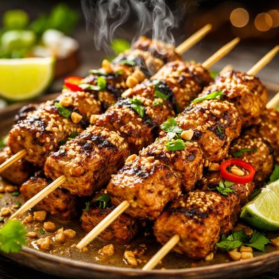 Image of Whole30 Vegan Satay Sticks