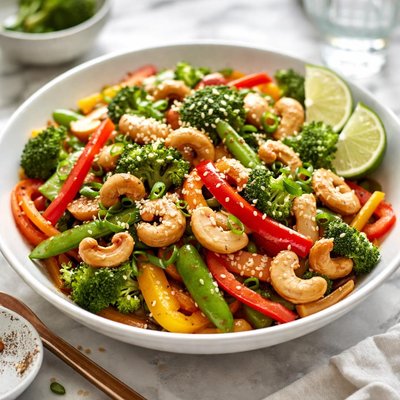 Image of Vegetable and Cashew Stir Fry