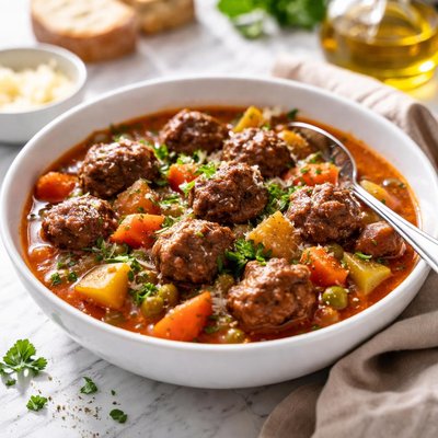 Image of Vegetable and Meatball Stew