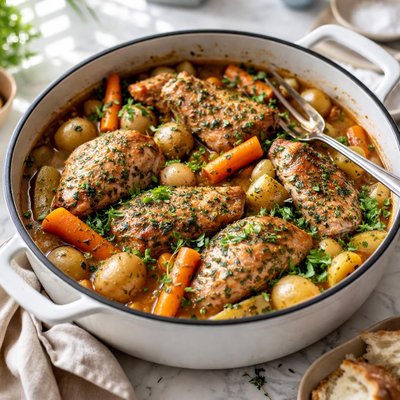 Image of Vegetable and Turkey Pot Roast