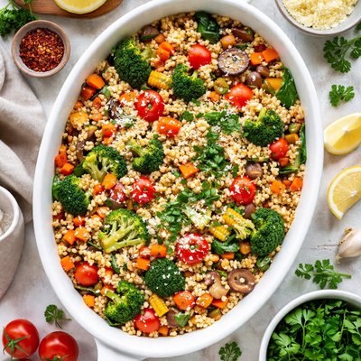 Image of Vegetable Barley Casserole Ww