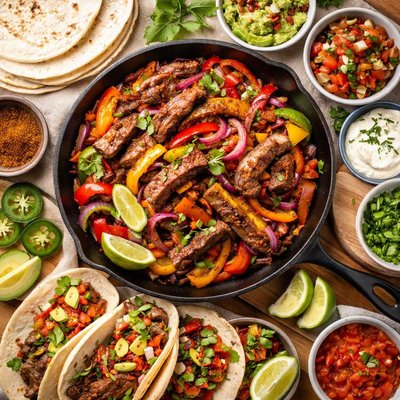 Image of Vegetable Beef Fajitas