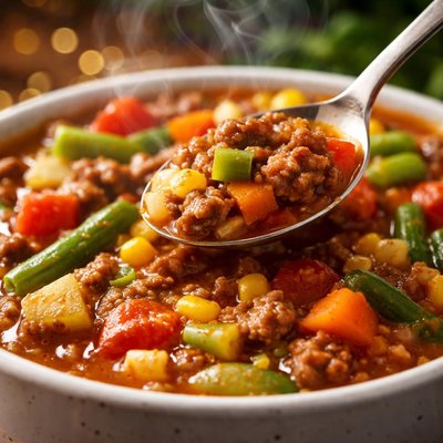 Image of Vegetable Burger Soup