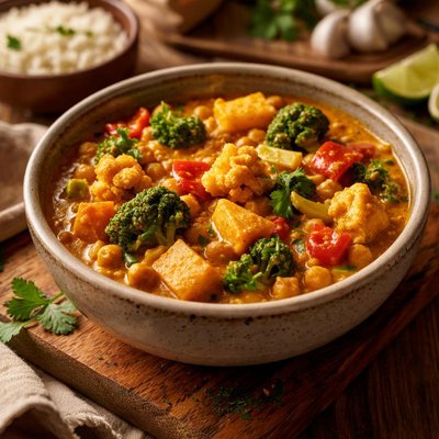 Image of Vegetable Curry Microwave
