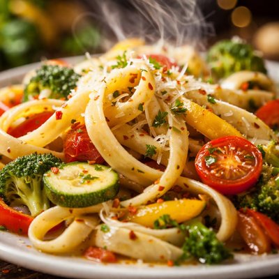 Image of Vegetable Fettuccine