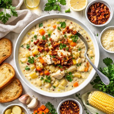 Image of Vegetable Fish Chowder