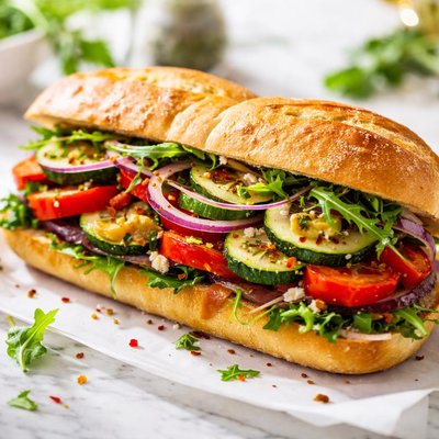 Image of Vegetable Hoagie