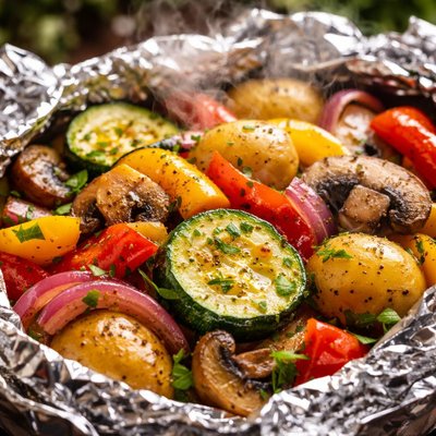 Image of Vegetable Hobo Dinners