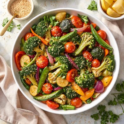 Image of Vegetable Medley with Toastedsesame Seeds