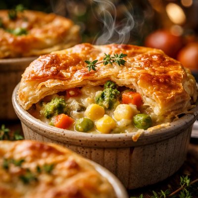 Image of Vegetable Pot Pie Pies