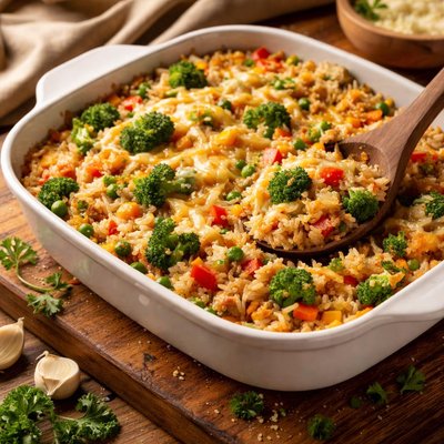 Image of Vegetable Rice Casserole