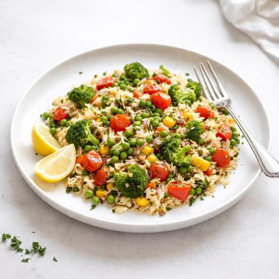 Image of Vegetable Rice Skillet