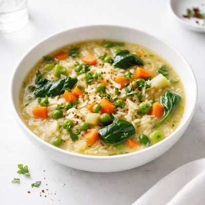 Image of Vegetable Rice Soup