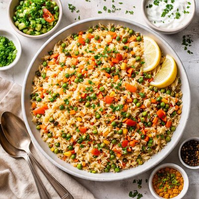 Image of Vegetable Rice with Vermicelli