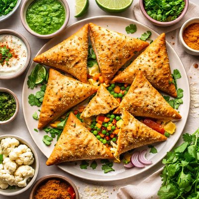 Image of Vegetable Samosa