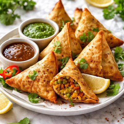 Image of Vegan Vegetable Samosas