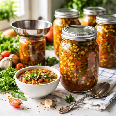 Image of Vegetable Soup Canning