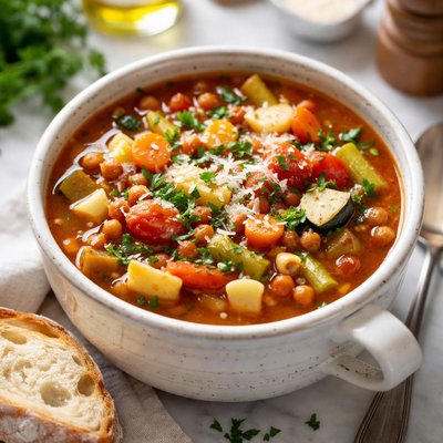 Image of Vegetable Soup Crock Pot Oamc