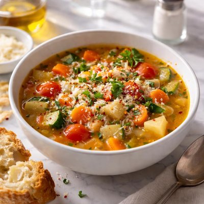 Image of Vegetable Soup for One