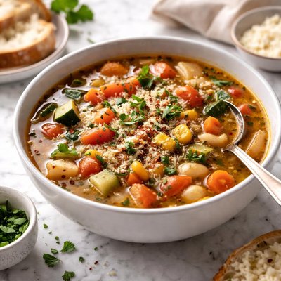 Image of Vegetable Soup on the Double