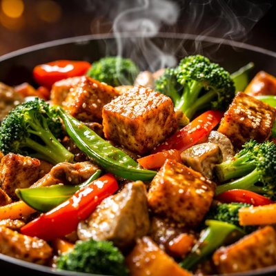 Image of Vegetable Stir Fry with Tofu