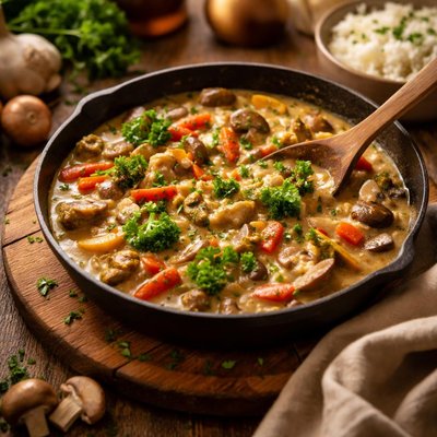 Image of Vegetable Stroganoff