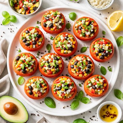 Image of Vegetable Stuffed Tomato Bites