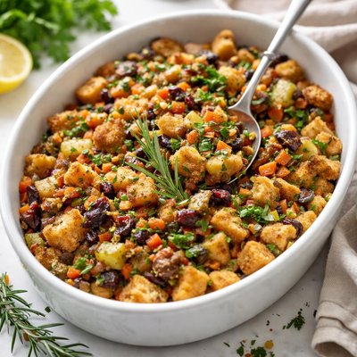 Image of Vegetable Stuffing for Cornish Game Hens