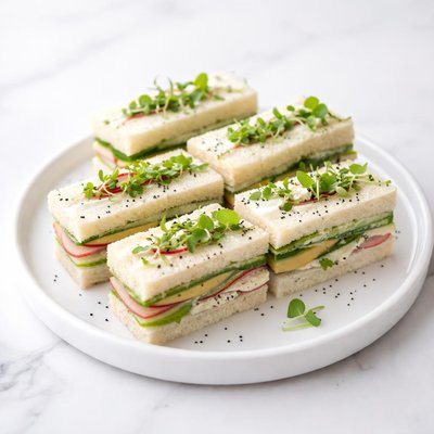 Image of Vegetable Tea Sandwiches