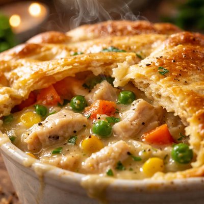 Image of Veggie and Chicken Pot Pie