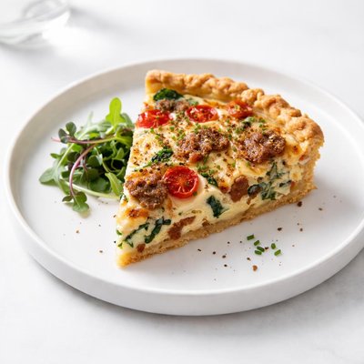 Image of Veggie Bacon Quiche