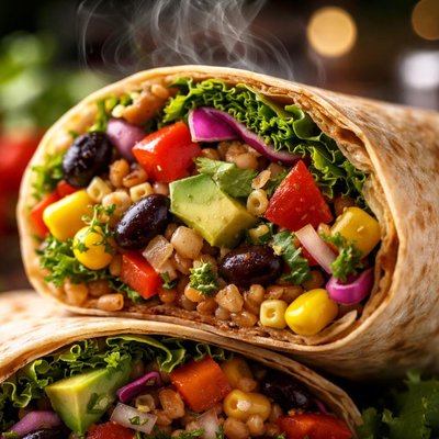 Image of Veggie Bean Wrap