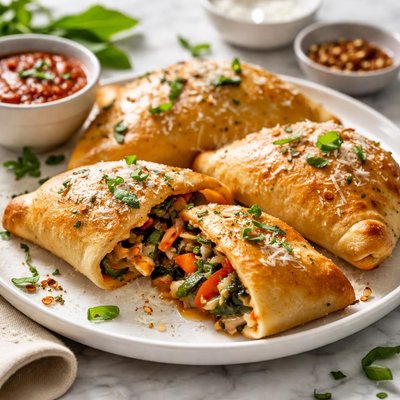 Image of Veggie Calzones 5 Ww Points