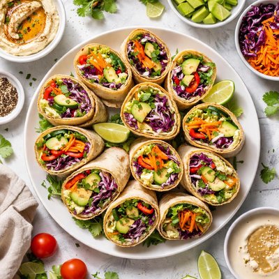 Image of Veggie Chapati Roll Up