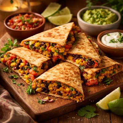 Image of Veggie Confetti Quesadillas