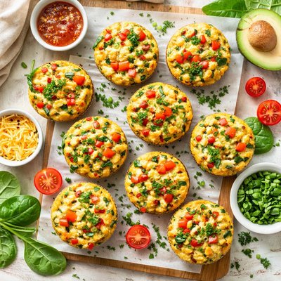 Image of Veggie Frittata Muffins Low Carb