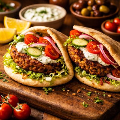 Image of Veggie Gyro Burgers