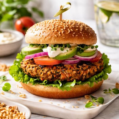 Image of Veggie Oat Burger