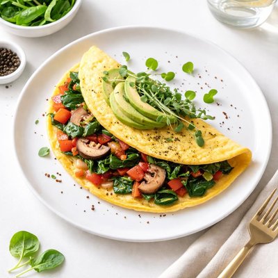Image of Whole30 Veggie Omelet