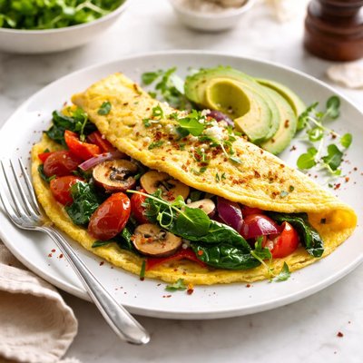 Image of Whole30 Veggie Omelette