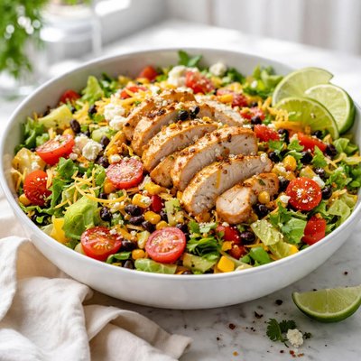 Image of Veggie Packed Cheesy Chicken Salad Reduced Fat
