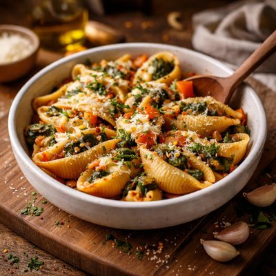 Image of Veggie Pasta Shells Oamc
