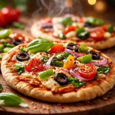 Image of Veggie Pita Pizzas