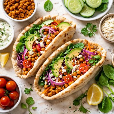 Image of Veggie Pita Sandwich