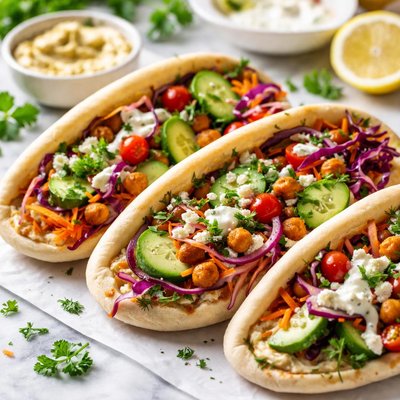Image of Veggie Pita Subs