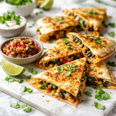 Image of Veggie Quesadilla Triangles