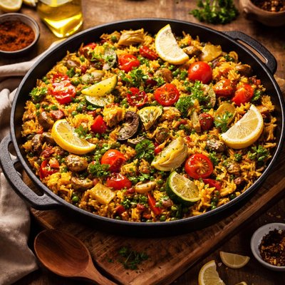 Image of Veggie Rice Paella Vegan