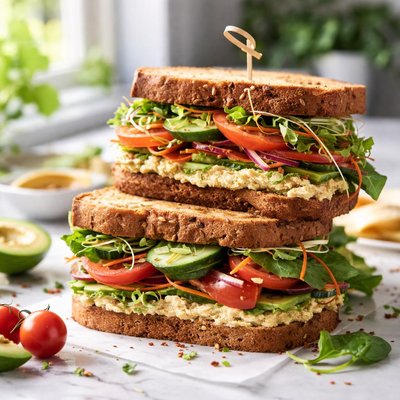 Image of Veggie Sandwiches Vegan