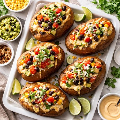 Image of Veggie Stuffed Baked Potatoes