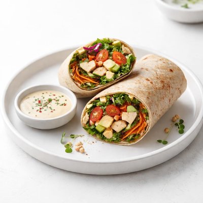 Image of Veggie Wrap with Chicken